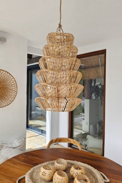 Rotan lamp Senso klein