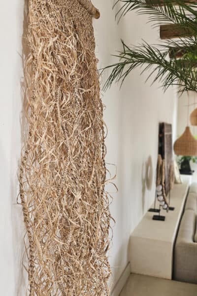 Raffia muurbekleding strings