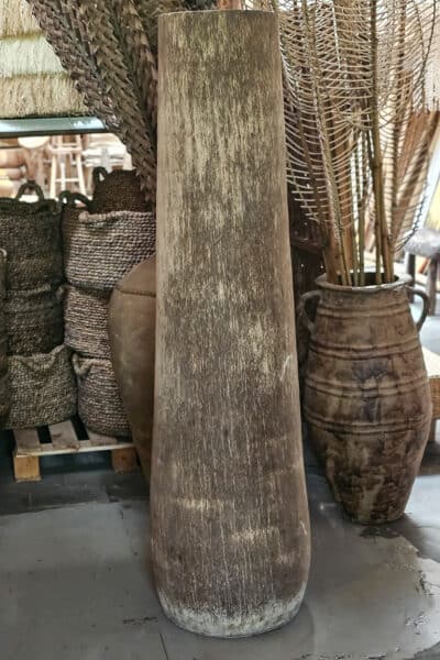 Palmhouten carved vaas - Copy