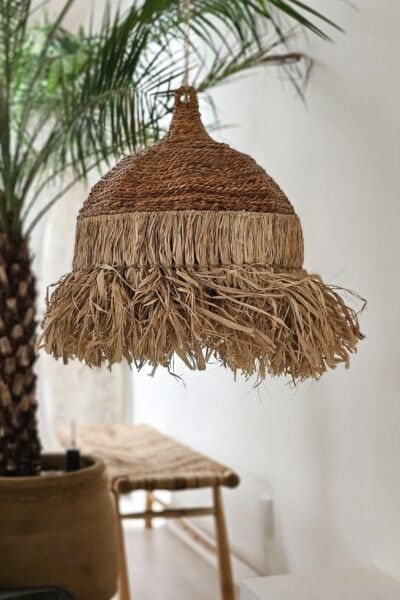 Raffia bananalamp