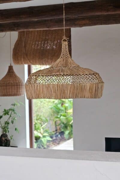 Bloemlamp opengewerkt middel