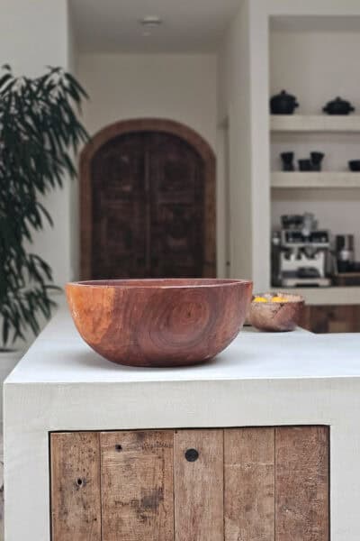 Palmhouten bolschaal