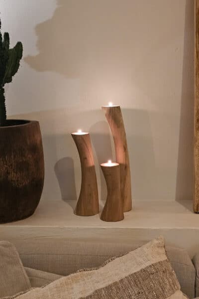 Kaarsenstandaard set 3st