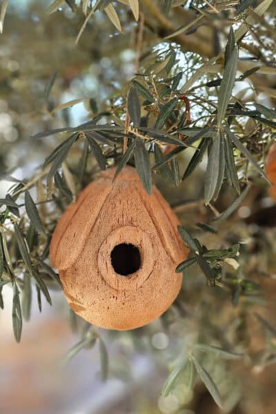 Kokos vogelhuisje