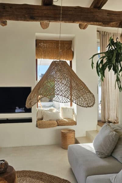 Rotan lamp Elegant raster