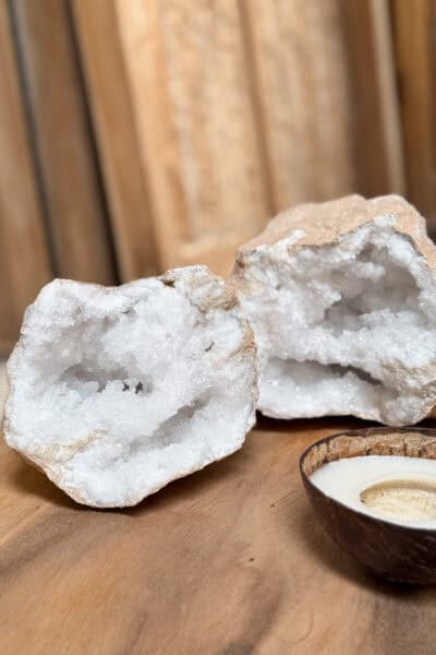 Bergkristal geode N6.