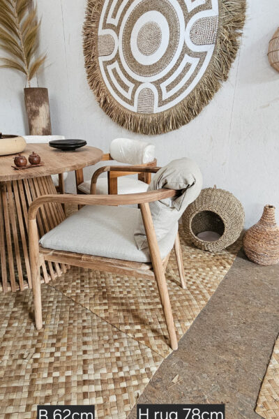 Houten eetkamerstoel soft