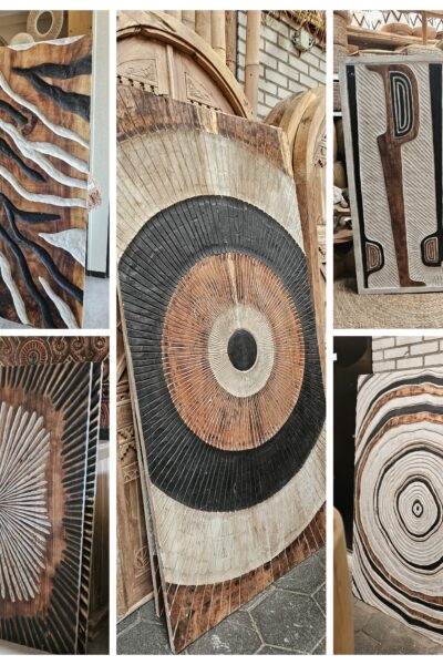 Houten paneel Banyu